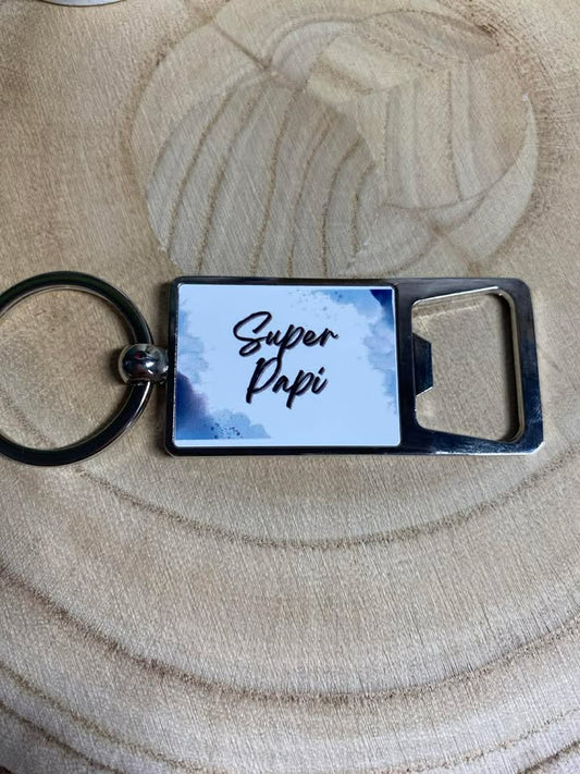 Porte-clé décapsuleur personnalisé