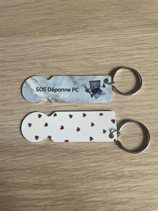 Jeton de caddie personnalisé